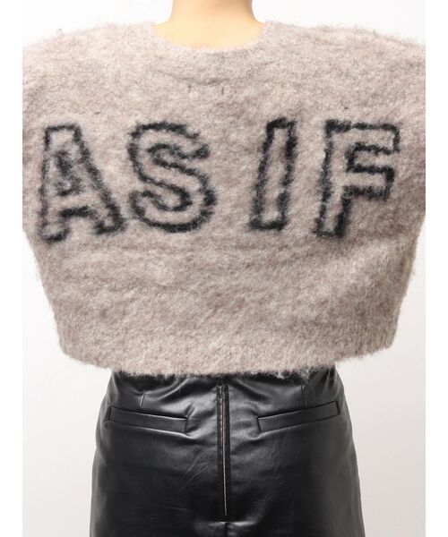 GYDA（ジェイダ）の「AS IFニットカーディガン（カーディガン/ボレロ・レディース・グレー/ベージュ・FREE）」の22枚目の写真