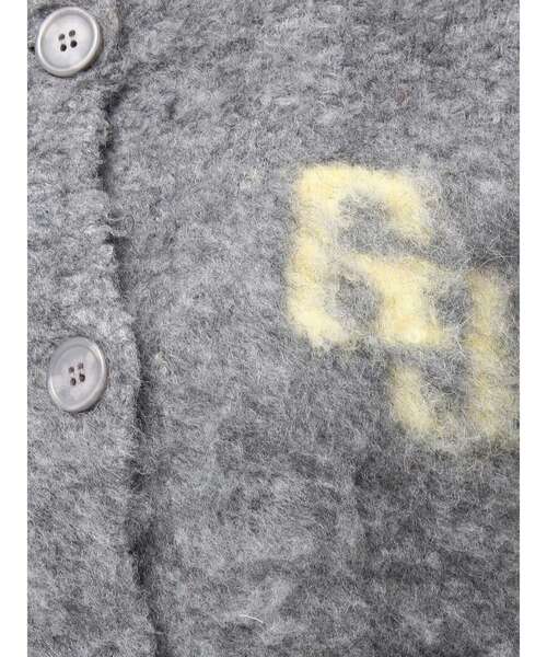 GYDA（ジェイダ）の「AS IFニットカーディガン（カーディガン/ボレロ・レディース・グレー/ベージュ・FREE）」の3枚目の写真