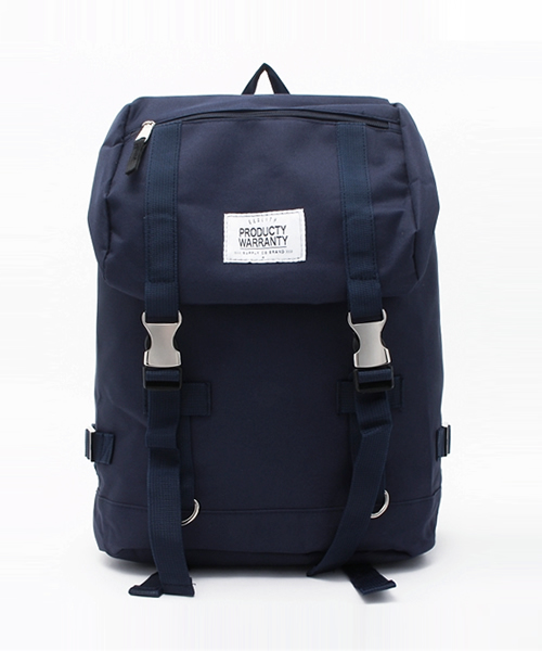 PRODUCTY WARRANTY（プロダクティワランティ）の「ダブルバックル　バックパック（バックパック/リュック・メンズ・ブラック×ホワイト/ネイビー/ブラック/チャコール/グレー/ベージュ系その他2/ブルー系その他2/ブラック系その他2/グレー系その他2/オリーブ・FREE）」の9枚目の写真