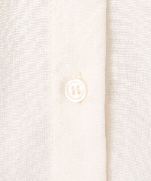 coen(コーエン)の「【再入荷 / 新色追加】ピンタックバンドカラーブラウス(シャツ/ブラウス・レディース・ライトブルー/ベージュ/ダークグレー/オフホワイト/クリーム・L/M)」の22枚目の写真