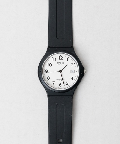 CASIO(カシオ)の「【60】【ITN】【CASIO】STANDARD Unisex DATE ANALOGUE(アナログ腕時計・メンズ・ホワイト/ブラック/ホワイト系その他/ブラック系その他・FREE)」の3枚目の写真