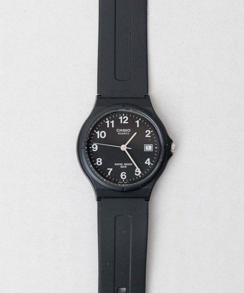 CASIO(カシオ)の「【60】【ITN】【CASIO】STANDARD Unisex DATE ANALOGUE(アナログ腕時計・メンズ・ホワイト/ブラック/ホワイト系その他/ブラック系その他・FREE)」の1枚目の写真
