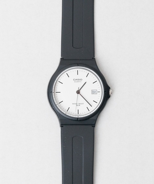 CASIO(カシオ)の「【60】【ITN】【CASIO】STANDARD Unisex DATE ANALOGUE(アナログ腕時計・メンズ・ホワイト/ブラック/ホワイト系その他/ブラック系その他・FREE)」の2枚目の写真