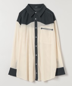 The Letters/ザレターズ】WESTERN CUTTING SHORT SHIRT（シャツ