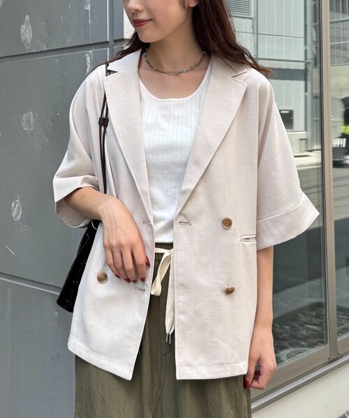 ⭐︎　新品　CIAOPANIC TYPY テックリネン半袖シャツジャケット PONてら企画)テックリネン半袖シャツジャケット | CIAOPANIC