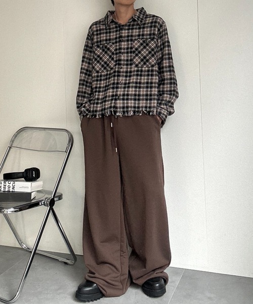CREARE -LINO-(クレアーレリノ)の「ベーシックスウェットパンツ(スウェットパンツ・メンズ・ブラウン/ブラック/ブルー・M/XL/L)」の15枚目の写真