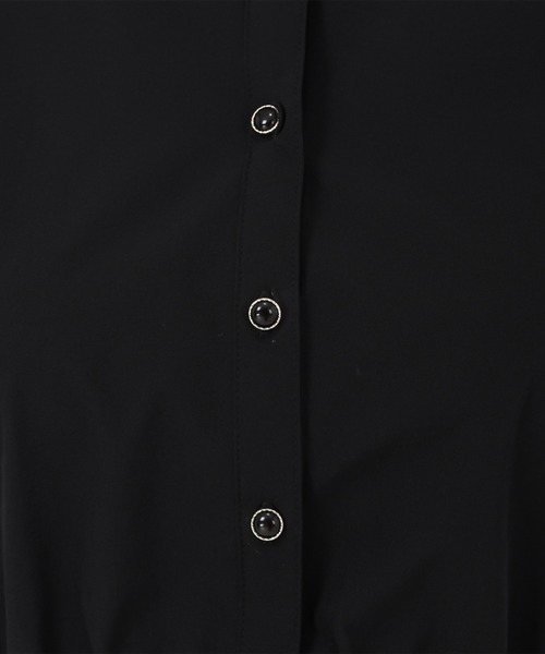 MISCH MASCH(ミッシュマッシュ)の「クロップドシャツブラウス(シャツ/ブラウス・レディース・ワイン/ブラック/ホワイト・フリ-)」の22枚目の写真