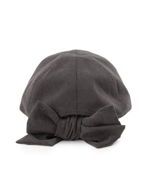 grove(グローブ)の「リボンキャップ【UVカット・サイズ調整可能】(キャップ・レディース・アイボリー/ブラック/チャコールグレー/グレー系/チャコール/ブラック系・00)」の14枚目の写真