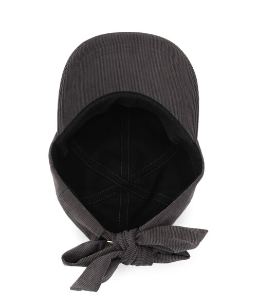 grove(グローブ)の「リボンキャップ【UVカット・サイズ調整可能】(キャップ・レディース・アイボリー/ブラック/チャコールグレー/グレー系/チャコール/ブラック系・00)」の11枚目の写真