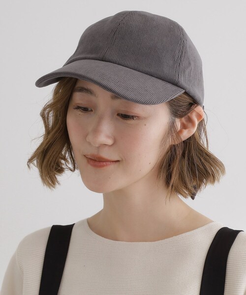 grove(グローブ)の「リボンキャップ【UVカット・サイズ調整可能】(キャップ・レディース・アイボリー/ブラック/チャコールグレー/グレー系/チャコール/ブラック系・00)」の15枚目の写真