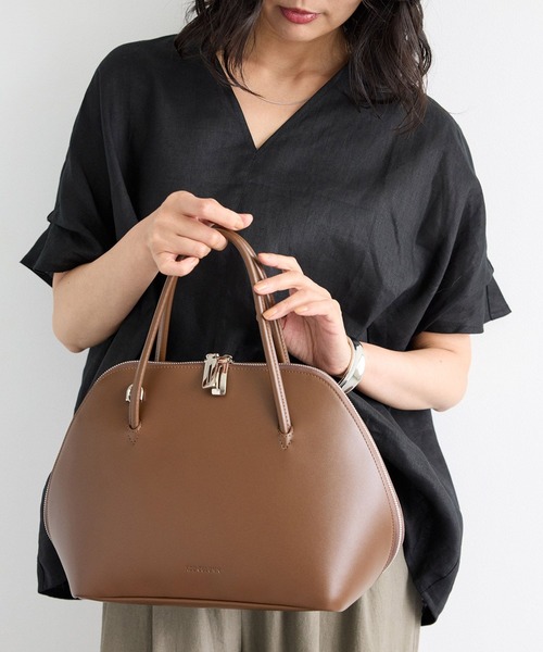 ADD CULUMN(アドカラム)の「BARNYARDSTORM / ADD CULUMN(アドカラム) / FIGRE ボストンBAG L(トートバッグ・レディース・ブラウン/ブラック/ライトブラウン/その他1・FREE)」の8枚目の写真