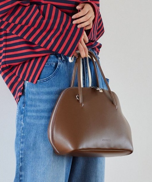 ADD CULUMN(アドカラム)の「BARNYARDSTORM / ADD CULUMN(アドカラム) / FIGRE ボストンBAG L(トートバッグ・レディース・ブラウン/ブラック/ライトブラウン/その他1・FREE)」の5枚目の写真