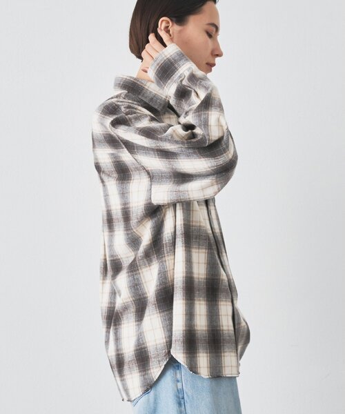 シャギーチェックシャツ（シャツ/ブラウス）｜Whim Gazette（ウィム