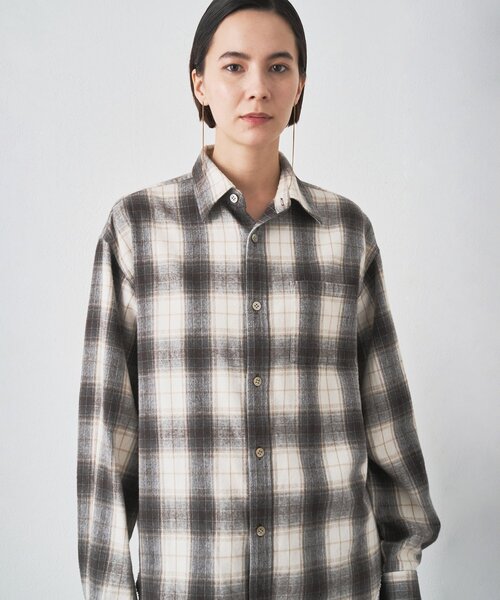 シャギーチェックシャツ（シャツ/ブラウス）｜Whim Gazette（ウィム