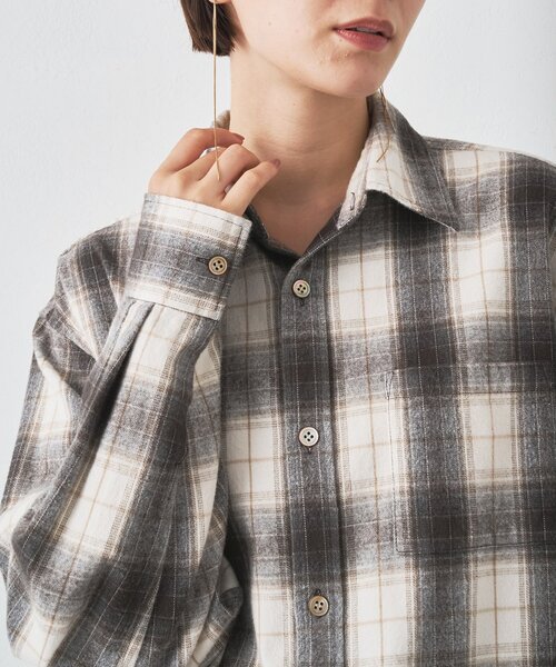 フレームワーク　シャギーマジックチェックシャツ シャギーチェックシャツ | Whim Gazette(ウィム ガゼット