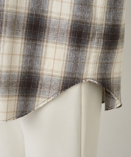 シャギーチェックシャツ（シャツ/ブラウス）｜Whim Gazette