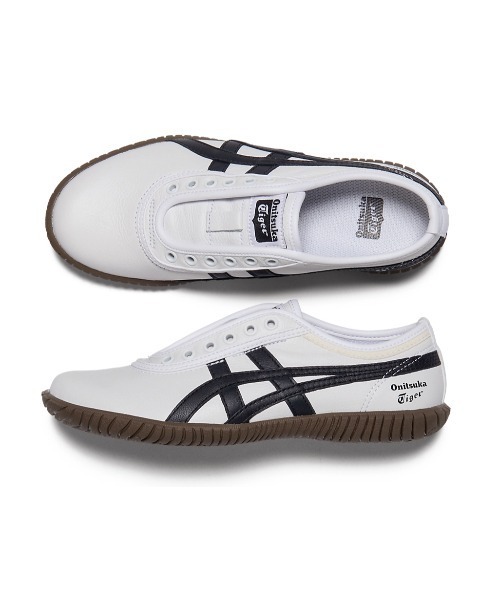 Onitsuka Tiger（オニツカタイガー）の「TSUNAHIKI SLIP-ON / ツナヒキ スリッポン（スリッポン・レディース・ホワイト系その他/イエロー系その他/ベージュ系その他/ホワイト×ブラック・23/23.5/24/24.5/25/25.5/26/26.5/27/27.5/28/28.5/29/22.5）」の11枚目の写真