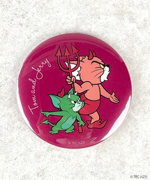 TOM&JERRY（トムアンドジェリー）の「【公式】TOM and JERRY　フレンズ缶バッジミラー（手鏡/メイクミラー）」