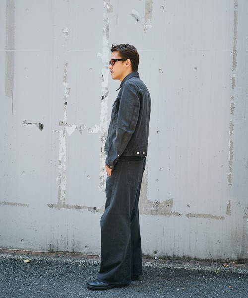 NVRFRGT（ネヴァーフォーゲット）の「3D TWISTED WIDE LEG JEANS（デニムパンツ・メンズ・ダークグレー/ダークブラウン・1/2）」の17枚目の写真