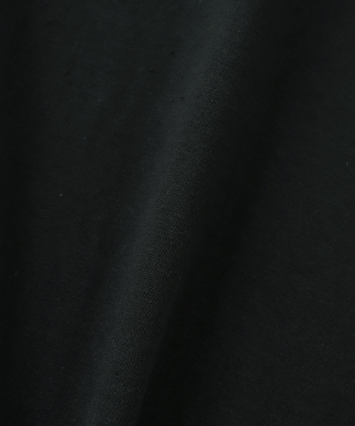 JOURNAL STANDARD J.S HOMESTEAD（ジャーナルスタンダードホームステッド）の「J.S.Homestead / コット ネップ ヘンリーネックロンT（Tシャツ/カットソー・メンズ・ブラック系その他/アイボリー/ホワイト・MEDIUM/LARGE）」の6枚目の写真