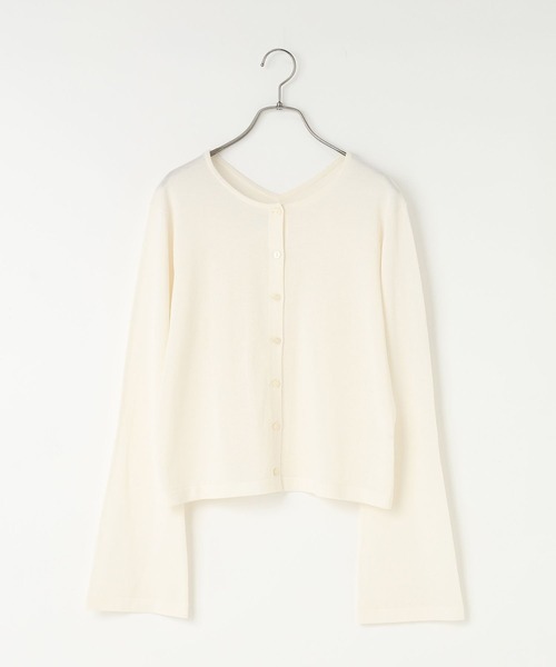 LOWRYS FARM（ローリーズファーム）の「シアー２ＷＡＹカーディガン  587840（カーディガン/ボレロ・レディース・ブラック/ブラウン/ブルー/アイボリー・FREE）」の20枚目の写真