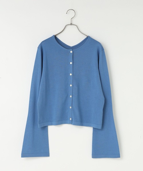 LOWRYS FARM（ローリーズファーム）の「シアー２ＷＡＹカーディガン  587840（カーディガン/ボレロ・レディース・ブラック/ブラウン/ブルー/アイボリー・FREE）」の5枚目の写真