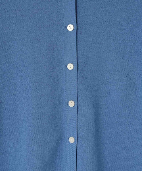 LOWRYS FARM（ローリーズファーム）の「シアー２ＷＡＹカーディガン  587840（カーディガン/ボレロ・レディース・ブラック/ブラウン/ブルー/アイボリー・FREE）」の7枚目の写真