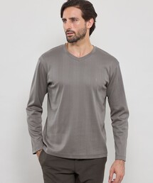 MACKINTOSH LONDON | 針抜きVネックロングスリーブTシャツ(Tシャツ/カットソー)