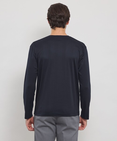MACKINTOSH LONDON（マッキントッシュ ロンドン）の「針抜きVネックロングスリーブTシャツ（Tシャツ/カットソー・メンズ・ネイビー/グレー系その他・XL/L/M）」の11枚目の写真