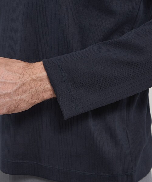 MACKINTOSH LONDON（マッキントッシュ ロンドン）の「針抜きVネックロングスリーブTシャツ（Tシャツ/カットソー・メンズ・ネイビー/グレー系その他・XL/L/M）」の3枚目の写真