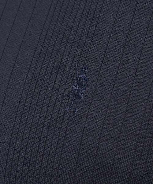 MACKINTOSH LONDON（マッキントッシュ ロンドン）の「針抜きVネックロングスリーブTシャツ（Tシャツ/カットソー・メンズ・ネイビー/グレー系その他・XL/L/M）」の4枚目の写真