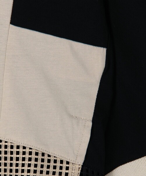 MICO COULIER（ミコクリエ）の「配色切替ドルマンプルオーバーカットソー（Tシャツ/カットソー・レディース・ブラック/ベージュ/カーキ・38）」の12枚目の写真