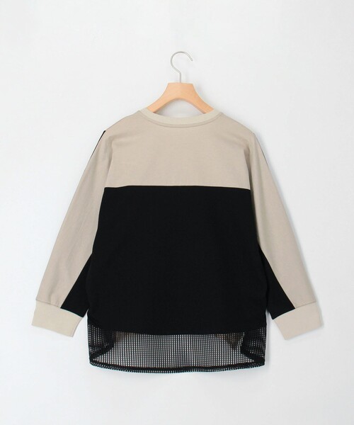 MICO COULIER（ミコクリエ）の「配色切替ドルマンプルオーバーカットソー（Tシャツ/カットソー・レディース・ブラック/ベージュ/カーキ・38）」の8枚目の写真