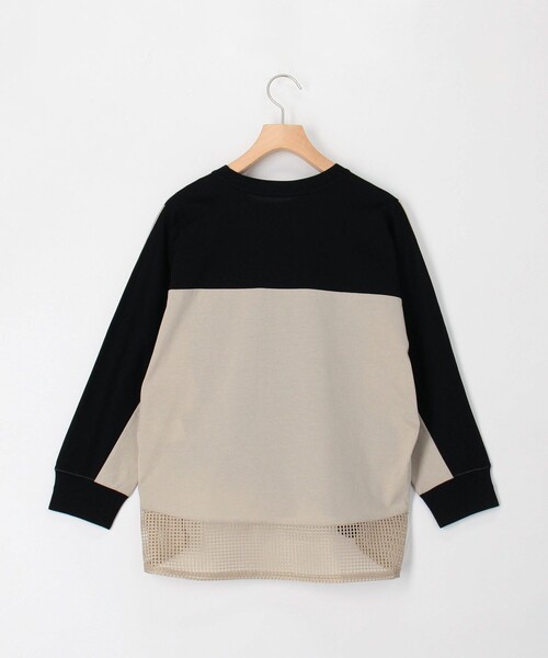 MICO COULIER（ミコクリエ）の「配色切替ドルマンプルオーバーカットソー（Tシャツ/カットソー・レディース・ブラック/ベージュ/カーキ・38）」の13枚目の写真