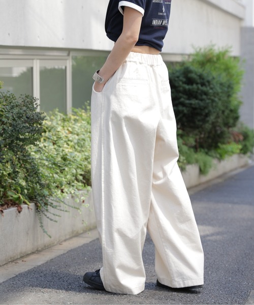 GUNG HO(ガンホー)の「◆〈フリーズマート別注〉GUNG HO リラクシングパンツ【低身長サイズ有】(その他パンツ・レディース・ホワイト/ブラウン・X-SMALL/MEDIUM/SMALL)」の9枚目の写真
