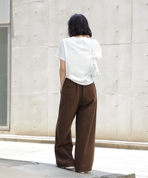 GUNG HO(ガンホー)の「◆〈フリーズマート別注〉GUNG HO リラクシングパンツ【低身長サイズ有】(その他パンツ・レディース・ホワイト/ブラウン・X-SMALL/MEDIUM/SMALL)」の4枚目の写真