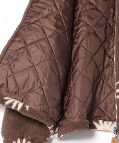 ROXY（ロキシー）の「ROXY/ロキシー ボアジャケット ショート丈  RJK254025（その他アウター・レディース・ライトブルー/アイボリー/ブラウン・M/L）」の5枚目の写真