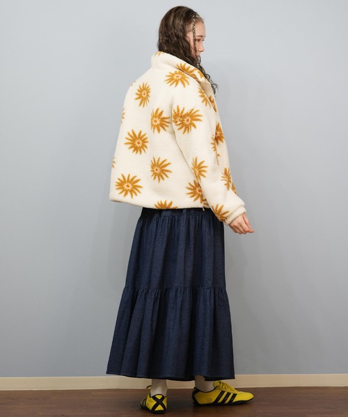 ROXY（ロキシー）の「ROXY/ロキシー ボアジャケット ショート丈  RJK254025（その他アウター・レディース・ライトブルー/アイボリー/ブラウン・M/L）」の22枚目の写真