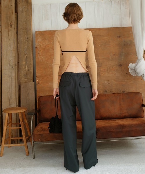 leinwande（ラインヴァンド）の「【leinwande】Baggy Easy Trousers（スラックス・レディース・グリーン/グレー・SMALL/MEDIUM）」の10枚目の写真