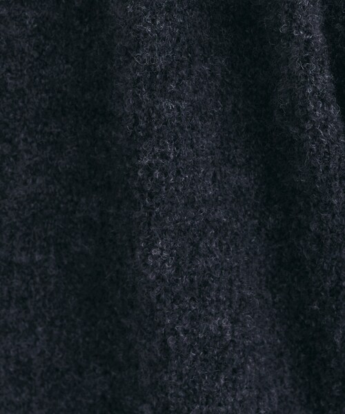 INDIVI（インディヴィ）の「【エアリー素材】ブークレ着流しニットカーディガン（カーディガン/ボレロ・レディース・ナチュラル/チャコールグレー/グレー・38/15 /13/05）」の9枚目の写真