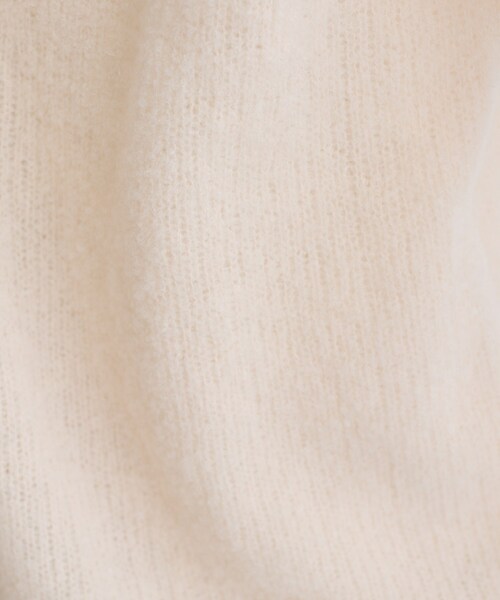 INDIVI（インディヴィ）の「【エアリー素材】ブークレ着流しニットカーディガン（カーディガン/ボレロ・レディース・ナチュラル/チャコールグレー/グレー・38/15 /13/05）」の13枚目の写真