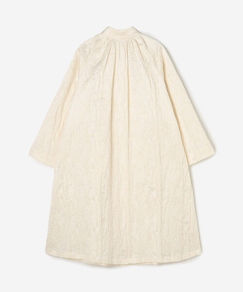 Bshop(ビショップ)の「eunoia | ジャガード ラウンドカラーロングコート WOMEN(その他アウター・レディース・クリーム/ブラック・ONE)」の17枚目の写真