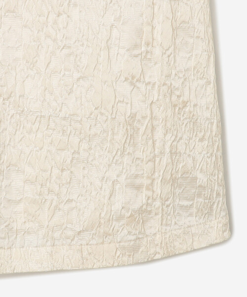 Bshop(ビショップ)の「eunoia | ジャガード ラウンドカラーロングコート WOMEN(その他アウター・レディース・クリーム/ブラック・ONE)」の13枚目の写真