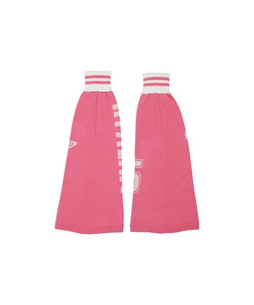 HYSTERIC GLAMOUR(ヒステリックグラマー)の「HYSTERIC LOGO ジャガードレッグウォーマー(ソックス/靴下・レディース・ブラック/ピンク/ブルー・FREE)」の4枚目の写真