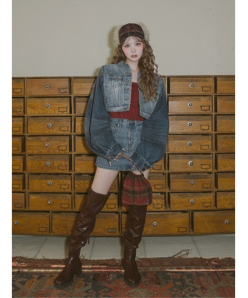 ダーリッチDarich ウエスタンヨークショートデニムジャケット ウエスタンヨークショートデニムジャケット – Darich (ダーリッチ)