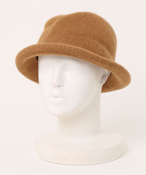 Burner（バーナー）の「【OKUOKU　0909】ウール混ふんわりクロッシェハット oku-bosi-37（ハット・レディース・チャコール/オレンジ/グリーン/レッド/キャメル/ブラック/ワイン/グレー・FREE）」の15枚目の写真