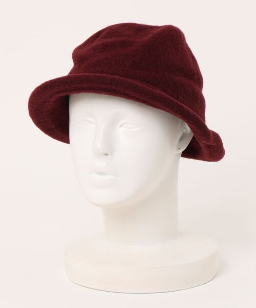 Burner（バーナー）の「【OKUOKU　0909】ウール混ふんわりクロッシェハット oku-bosi-37（ハット・レディース・チャコール/オレンジ/グリーン/レッド/キャメル/ブラック/ワイン/グレー・FREE）」の17枚目の写真