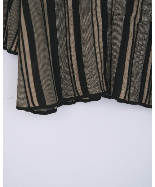 anuke(アンヌーク)の「anuke Stripe Knit Shirts 62520512(ニット/セーター・レディース・ブラック/ベージュ・FREE)」の7枚目の写真