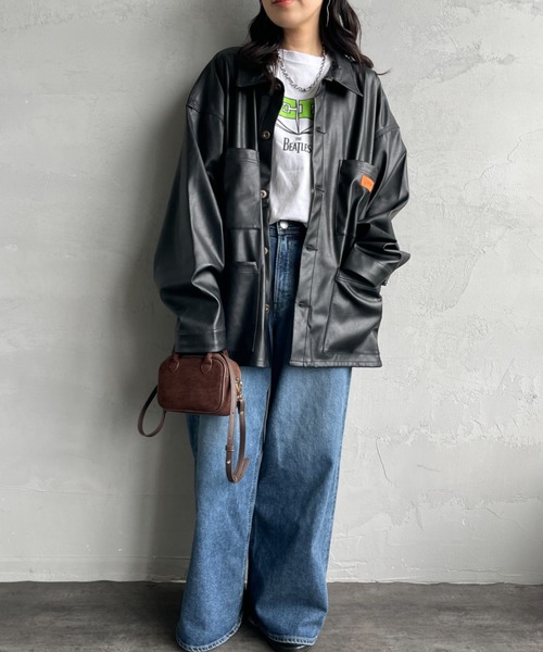 UNIVERSAL OVERALL（ユニバーサルオーバーオール）の「[UNIVERSAL OVERALL/ユニバーサルオーバーオール] 別注 カバーオールジャケット（ミリタリージャケット・レディース・ワンウォッシュ/チャコールグレー/ブラック/ブラウン・M/L）」の5枚目の写真