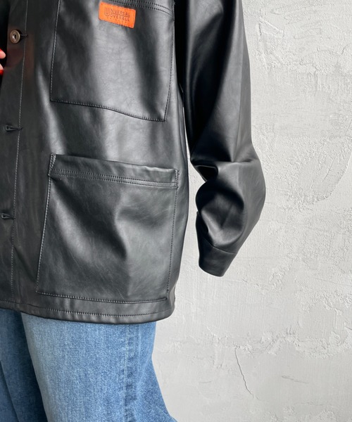UNIVERSAL OVERALL（ユニバーサルオーバーオール）の「[UNIVERSAL OVERALL/ユニバーサルオーバーオール] 別注 カバーオールジャケット（ミリタリージャケット・レディース・ワンウォッシュ/チャコールグレー/ブラック/ブラウン・M/L）」の20枚目の写真
